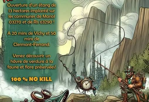 Ouverture de l'étang privé Arvernes Damona pour la campagne 2025 !