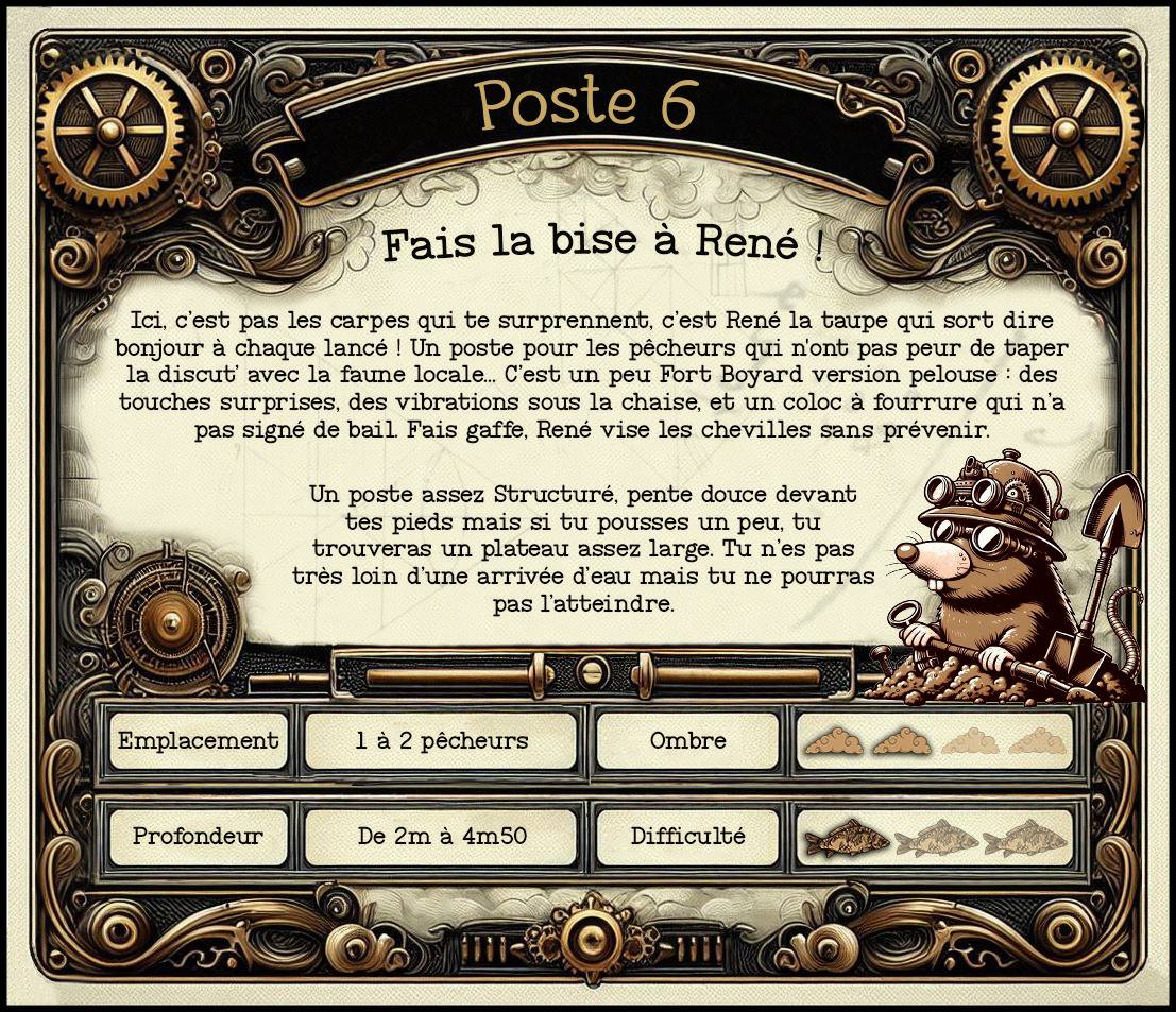 Poste de pêche N°6