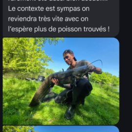 Prise d'un silure