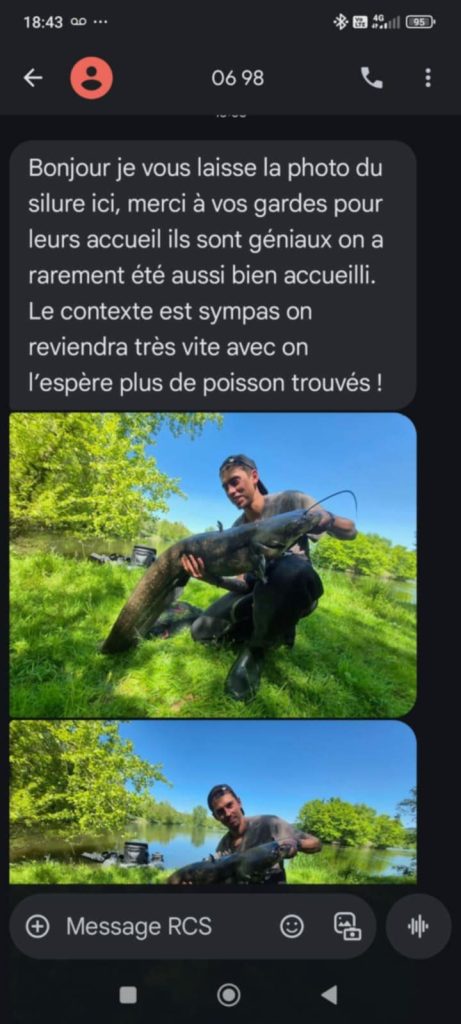 Les Aventures de nos Pêcheurs : #4 1 Prise d'un silure
