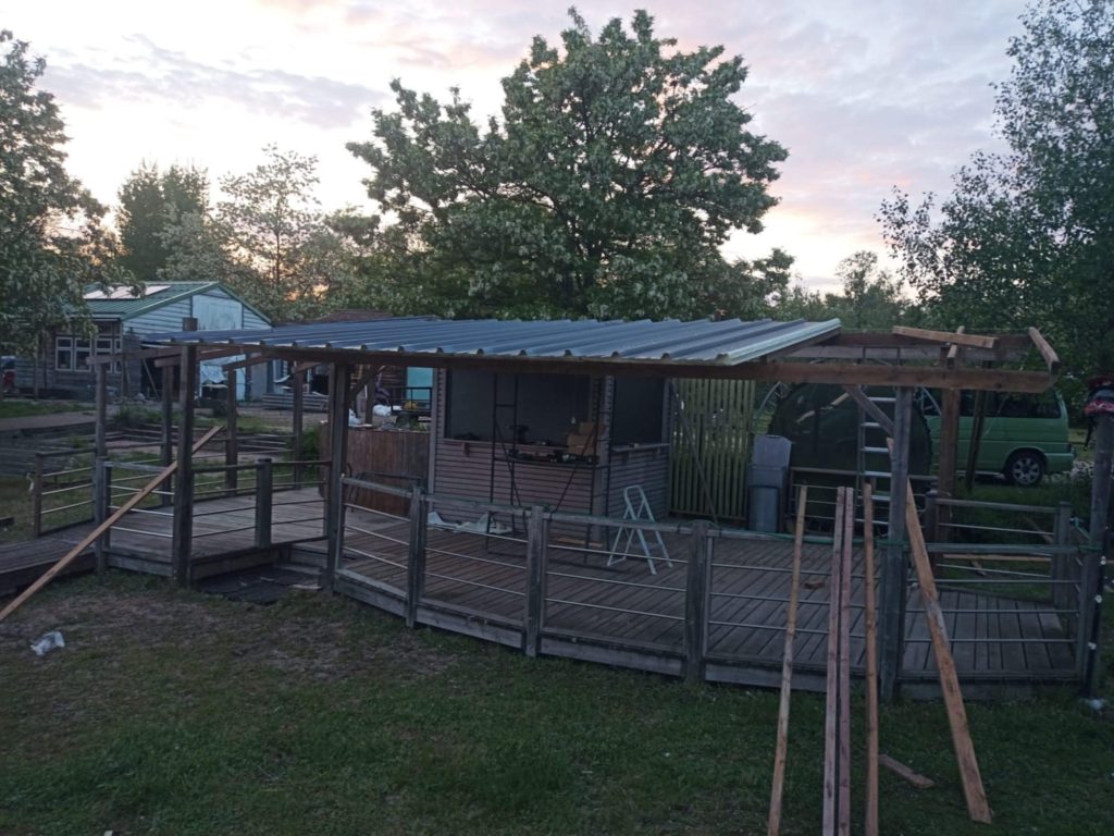 Les Travaux de Calou #6 : Remplacement du toit du Bar 3 travauxcalou6 2