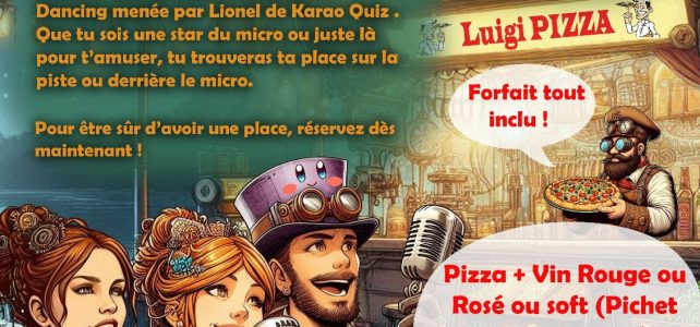 Ça va chanter, danser et croquer de la pizza !