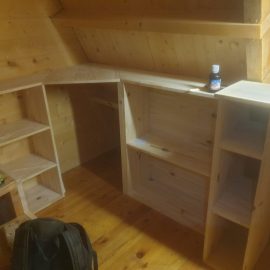 Les travaux du chalet approchent de leur terme !